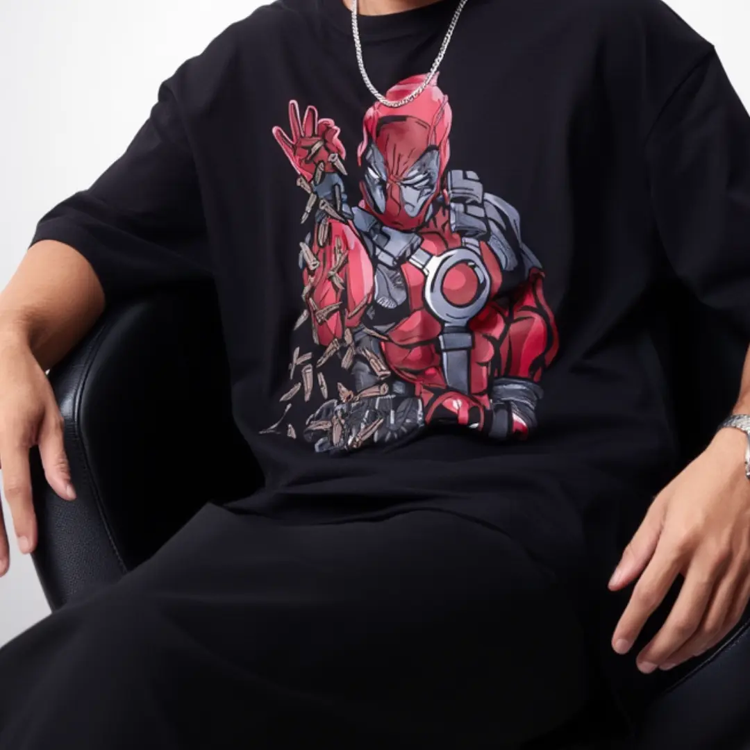 super hero oversized t shirt featuring ghost rider t shirt superman full sleeve dc t shirt spiderman print batman dark knight design